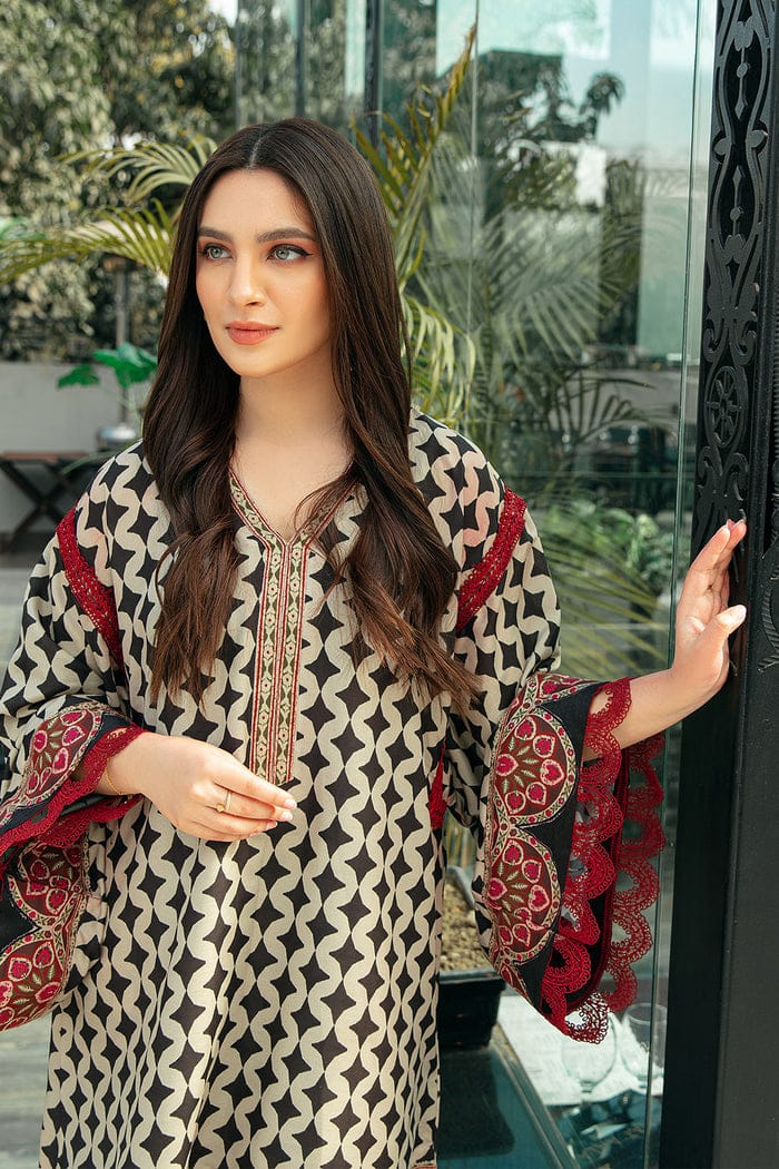 AR-280 2Pc Digital Printed Unstitched Lawn Suit