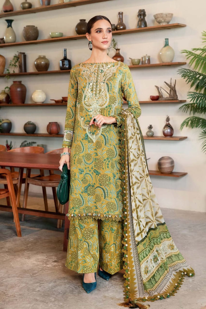 AR-MB456 Digital Printed Lawn 3pc Suit With Digital Printed Lawn Dupatta