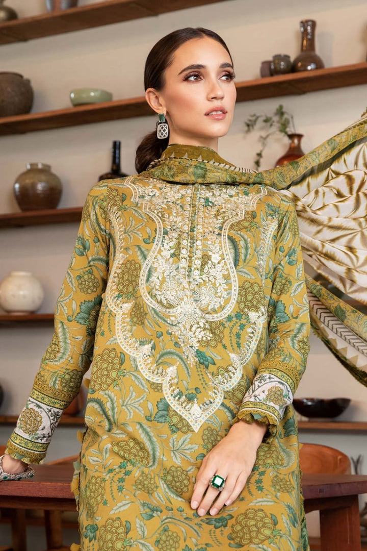 AR-MB456 Digital Printed Lawn 3pc Suit With Digital Printed Lawn Dupatta
