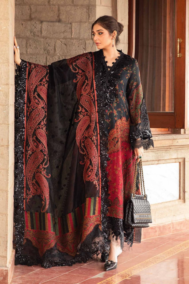 AR-MB450 Digital Printed Lawn Suit 3pc With Poly Lawn Digital Printed Dupatta