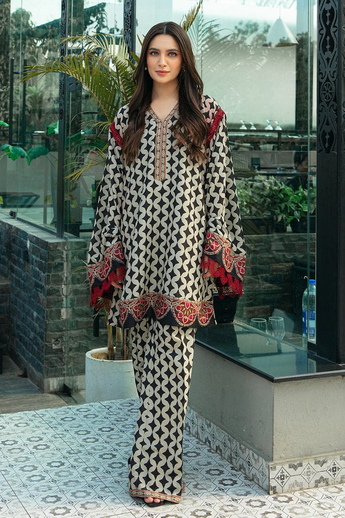 AR-280 2Pc Digital Printed Unstitched Lawn Suit