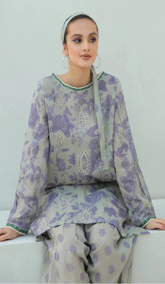 AR-255 2Pc Digital Printed Lawn Suit