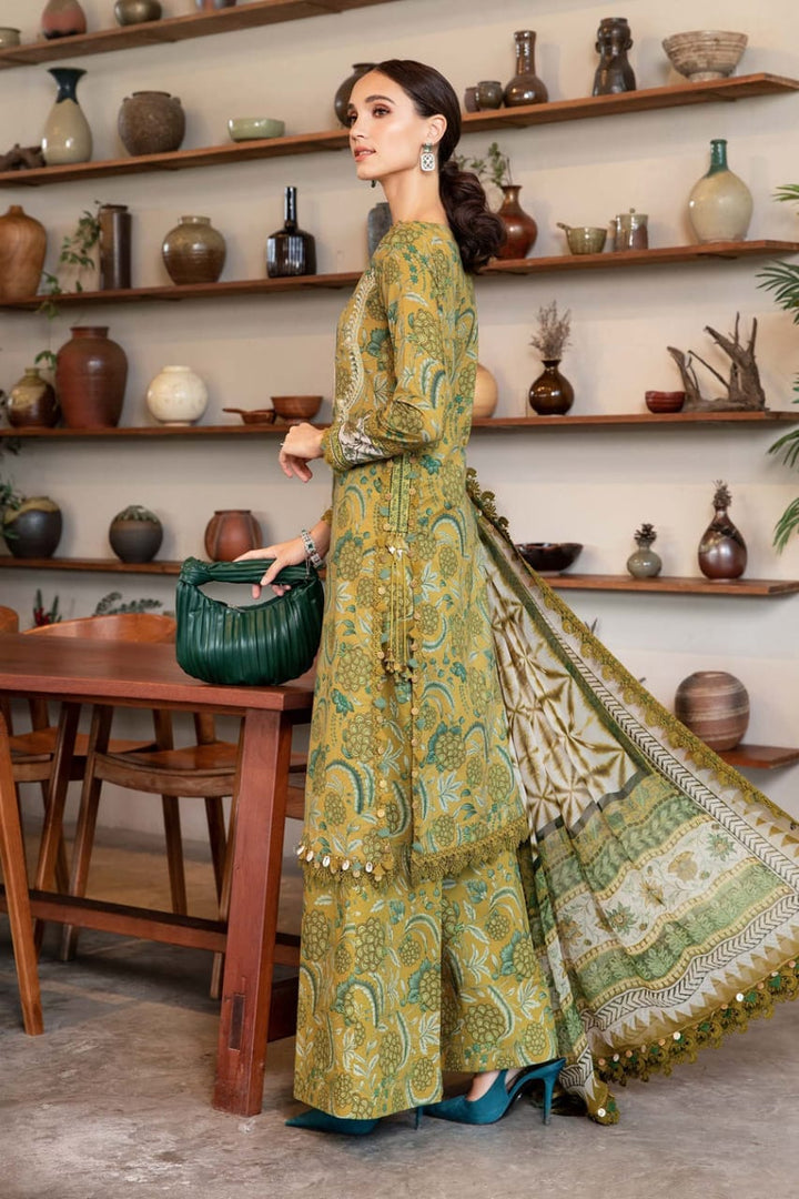 AR-MB456 Digital Printed Lawn 3pc Suit With Digital Printed Lawn Dupatta