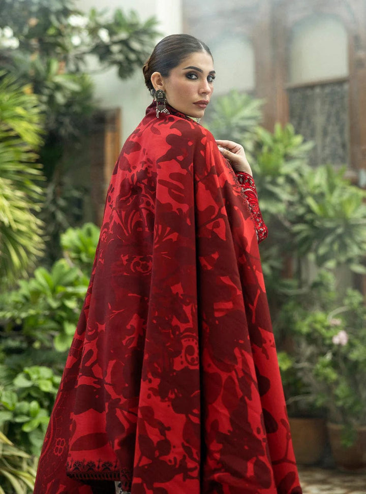 AR-MB437 Digital Printed Lawn Suit 3pc With Lawn Digital Printed Dupatta & Embroidered Patches