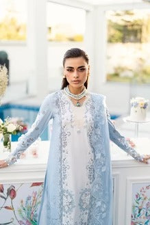 AR-CS2645 Lawn Unstitched Embroidered 3pc Suit With Embroidered Chiffon Dupatta