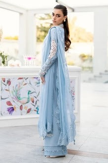 AR-CS2645 Lawn Unstitched Embroidered 3pc Suit With Embroidered Chiffon Dupatta