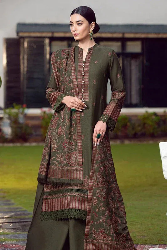 AR-925 Dhanak Embroidered Suit with Dhanak Embroidered Shawl