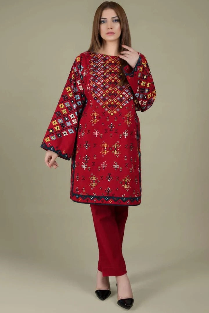 AR-KS760 Lawn Embroidered 2pc Suit