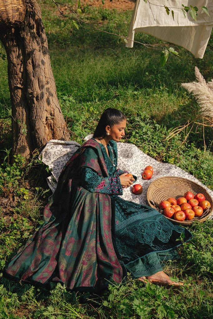 AR-SP2565 Unstitched Embroidered Lawn 3pc Suit With Poly Lawn Dupatta